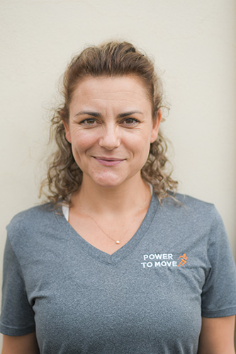 Cassandra Liebeknecht, Power to Move personal trainer.
